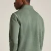 Strukturiertes Fleece-Shirt mit halbem Reißverschluss Strukturiertes Fleece-Shirt mit halbem Reißverschluss