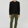 Strukturiertes Sweatshirt mit Rundhalsausschnitt Strukturiertes Sweatshirt mit Rundhalsausschnitt