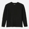 Strukturiertes Sweatshirt mit Rundhalsausschnitt Strukturiertes Sweatshirt mit Rundhalsausschnitt