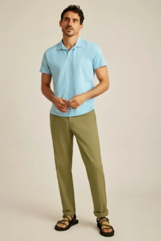 Sun Faded Slub Polo