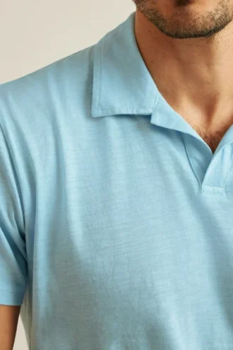 Sun Faded Slub Polo