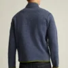 Sweater Fleece Snap Mock