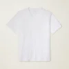 T-Shirt mit V-Ausschnitt aus Bio-Baumwolle T-Shirt mit V-Ausschnitt aus Bio-Baumwolle