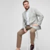 Unconstructed Blazer aus italienischem Leinen in Großen Größen Unconstructed Blazer aus italienischem Leinen in Großen Größen