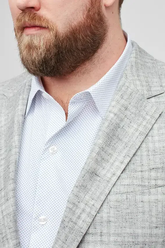 Unconstructed Blazer aus italienischem Leinen in Großen Größen Unconstructed Blazer aus italienischem Leinen in Großen Größen