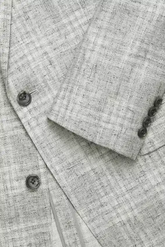 Unconstructed Blazer aus italienischem Leinen in Großen Größen Unconstructed Blazer aus italienischem Leinen in Großen Größen