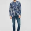 Unconstructed Blazer mit Blumenmuster Unconstructed Blazer mit Blumenmuster