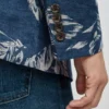 Unconstructed Blazer mit Blumenmuster Unconstructed Blazer mit Blumenmuster