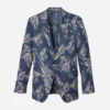 Unconstructed Blazer mit Blumenmuster Unconstructed Blazer mit Blumenmuster