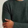 Waffelpullover aus Yak-Mischung Waffelpullover aus Yak-Mischung
