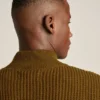 Waffelpullover mit durchgehendem Reißverschluss Waffelpullover mit durchgehendem Reißverschluss
