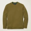 Waffelpullover mit Rundhalsausschnitt