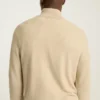 Waschbarer Baumwoll-Kaschmir-Pullover mit Viertelreißverschluss Waschbarer Baumwoll-Kaschmir-Pullover mit Viertelreißverschluss