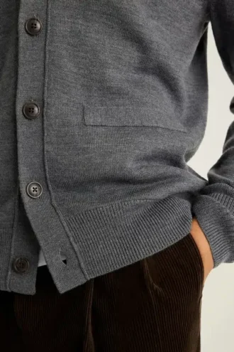 Waschbarer Merino-Cardigan