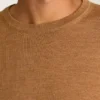 Waschbarer Merino-Pullover mit Rundhalsausschnitt Waschbarer Merino-Pullover mit Rundhalsausschnitt