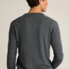 Waschbarer Merino-Pullover mit Rundhalsausschnitt Waschbarer Merino-Pullover mit Rundhalsausschnitt