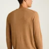 Waschbarer Merino-Pullover mit Rundhalsausschnitt Waschbarer Merino-Pullover mit Rundhalsausschnitt