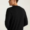 Waschbarer Merino-Pullover mit Rundhalsausschnitt Waschbarer Merino-Pullover mit Rundhalsausschnitt