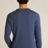 Waschbarer Merino-Pullover mit Rundhalsausschnitt Waschbarer Merino-Pullover mit Rundhalsausschnitt