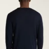 Waschbarer Merino-Pullover mit Rundhalsausschnitt Waschbarer Merino-Pullover mit Rundhalsausschnitt