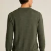Waschbarer Merino-Pullover mit Rundhalsausschnitt Waschbarer Merino-Pullover mit Rundhalsausschnitt