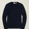 Waschbarer Merino-Pullover mit Rundhalsausschnitt Waschbarer Merino-Pullover mit Rundhalsausschnitt