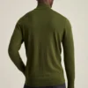 Waschbarer Merino-Pullover mit Stehkragen Waschbarer Merino-Pullover mit Stehkragen