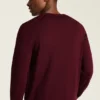 Waschbarer Merino-Pullover mit V-Ausschnitt Waschbarer Merino-Pullover mit V-Ausschnitt