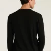 Waschbarer Merino-Pullover mit V-Ausschnitt Waschbarer Merino-Pullover mit V-Ausschnitt