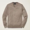Waschbarer Merino-Pullover mit V-Ausschnitt Waschbarer Merino-Pullover mit V-Ausschnitt