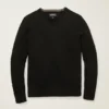 Waschbarer Merino-Pullover mit V-Ausschnitt Waschbarer Merino-Pullover mit V-Ausschnitt