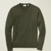 Waschbarer Merino-Pullover mit V-Ausschnitt Waschbarer Merino-Pullover mit V-Ausschnitt