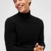 Waschbarer Rollkragenpullover aus Merinowolle Waschbarer Rollkragenpullover aus Merinowolle