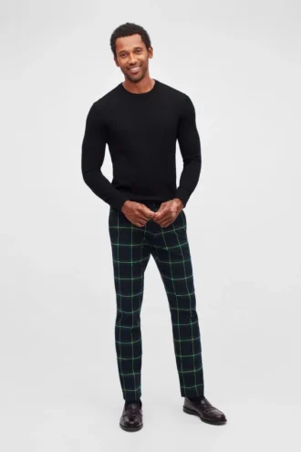 Weihnachts-Tartan-Stretch-Chinos