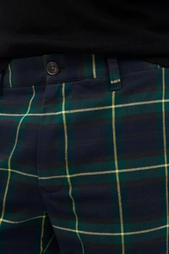 Weihnachts-Tartan-Stretch-Chinos