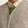 Weste aus italienischem Wollfleece Weste aus italienischem Wollfleece