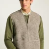 Weste aus italienischem Wollfleece Weste aus italienischem Wollfleece