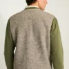 Weste aus italienischem Wollfleece Weste aus italienischem Wollfleece