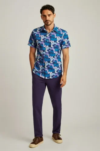 Will Bryant X Bonobos Stretch Riviera Short Sleeve Shirt Will Bryant X Bonobos Stretch Riviera Short Sleeve Shirt