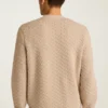 Zopfmuster-Strickjacke für Herren von Bonobos | Merino-Mischung im Heritage-Stil Zopfmuster-Strickjacke für Herren von Bonobos | Merino-Mischung im Heritage-Stil